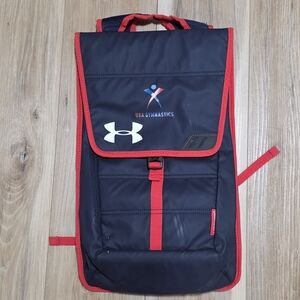 Under Armour Black and Red Gymnastics Backpack